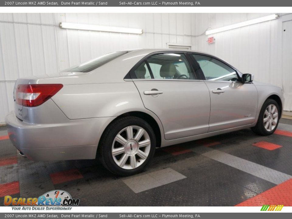 2007 Lincoln MKZ AWD Sedan Dune Pearl Metallic / Sand Photo #7