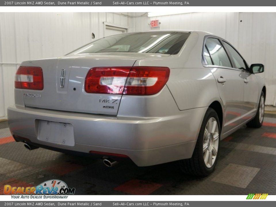 2007 Lincoln MKZ AWD Sedan Dune Pearl Metallic / Sand Photo #8