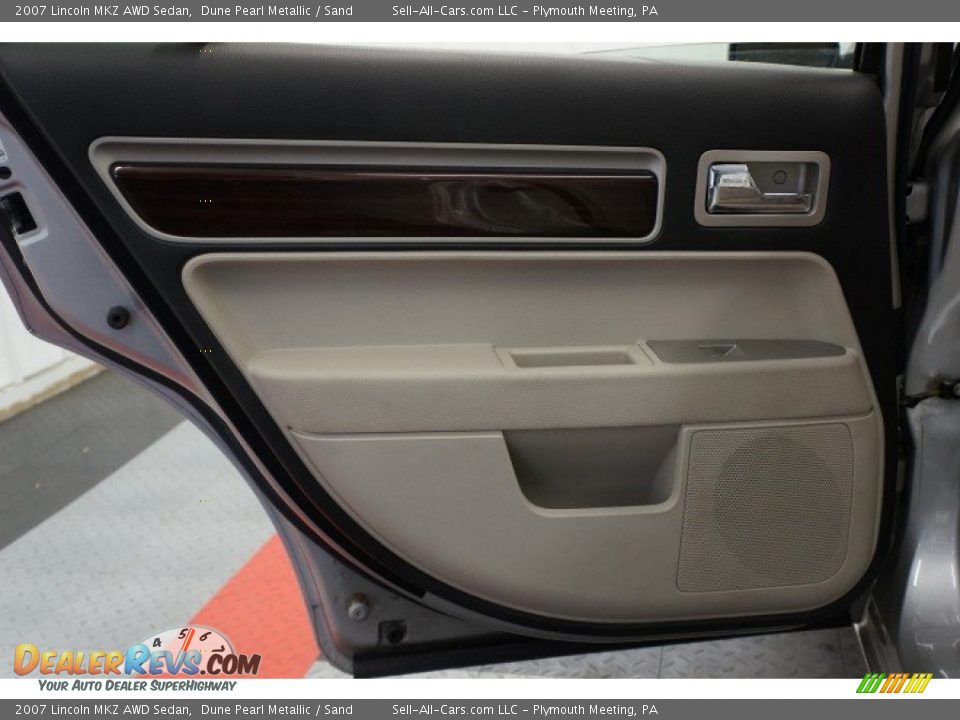 2007 Lincoln MKZ AWD Sedan Dune Pearl Metallic / Sand Photo #16