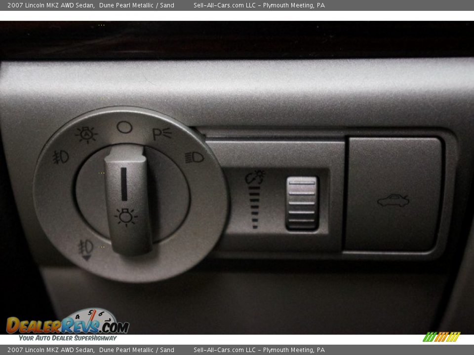 2007 Lincoln MKZ AWD Sedan Dune Pearl Metallic / Sand Photo #23