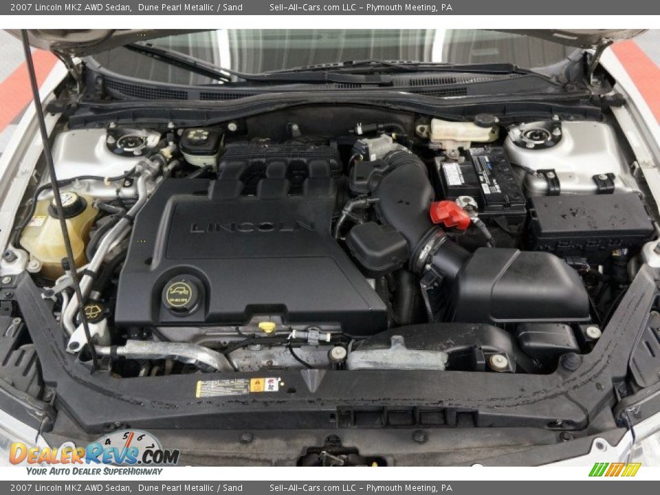 2007 Lincoln MKZ AWD Sedan Dune Pearl Metallic / Sand Photo #29