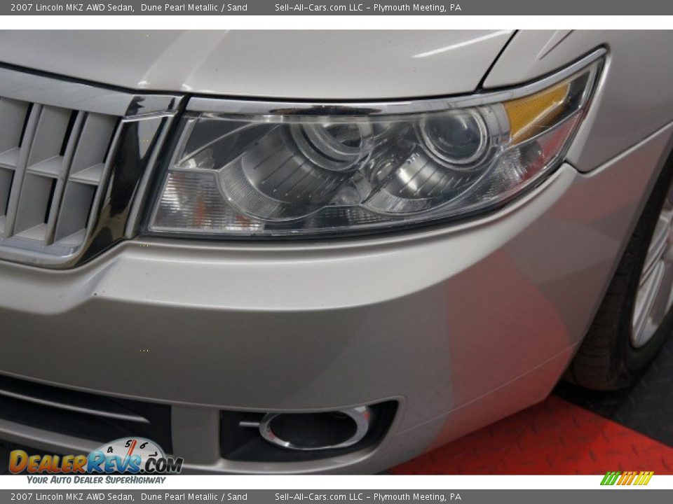 2007 Lincoln MKZ AWD Sedan Dune Pearl Metallic / Sand Photo #33