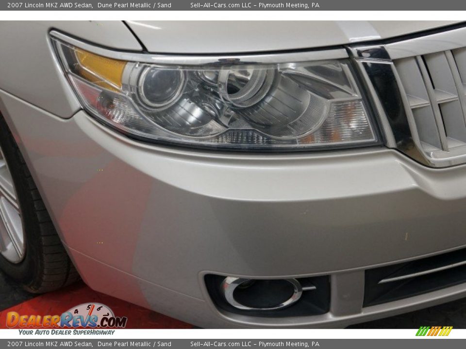 2007 Lincoln MKZ AWD Sedan Dune Pearl Metallic / Sand Photo #34