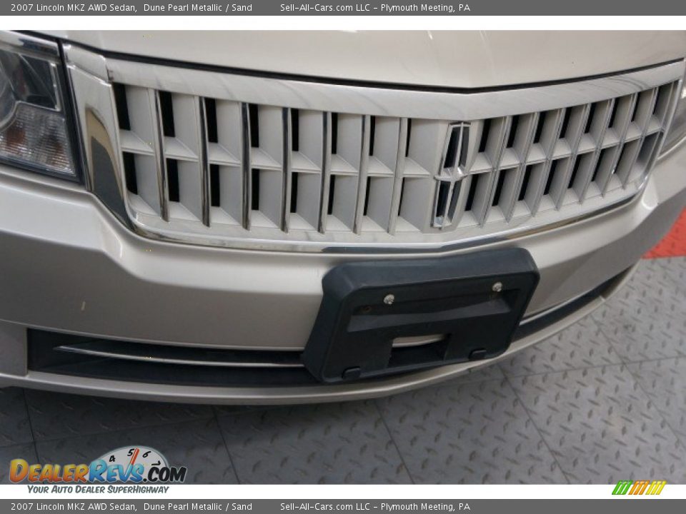 2007 Lincoln MKZ AWD Sedan Dune Pearl Metallic / Sand Photo #35