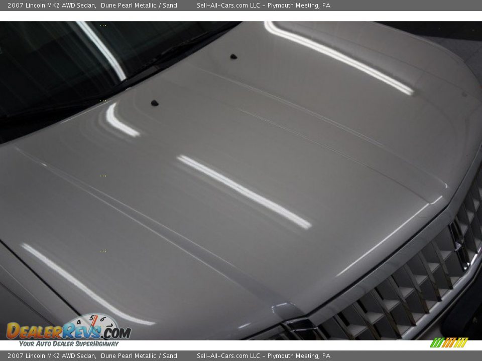 2007 Lincoln MKZ AWD Sedan Dune Pearl Metallic / Sand Photo #36