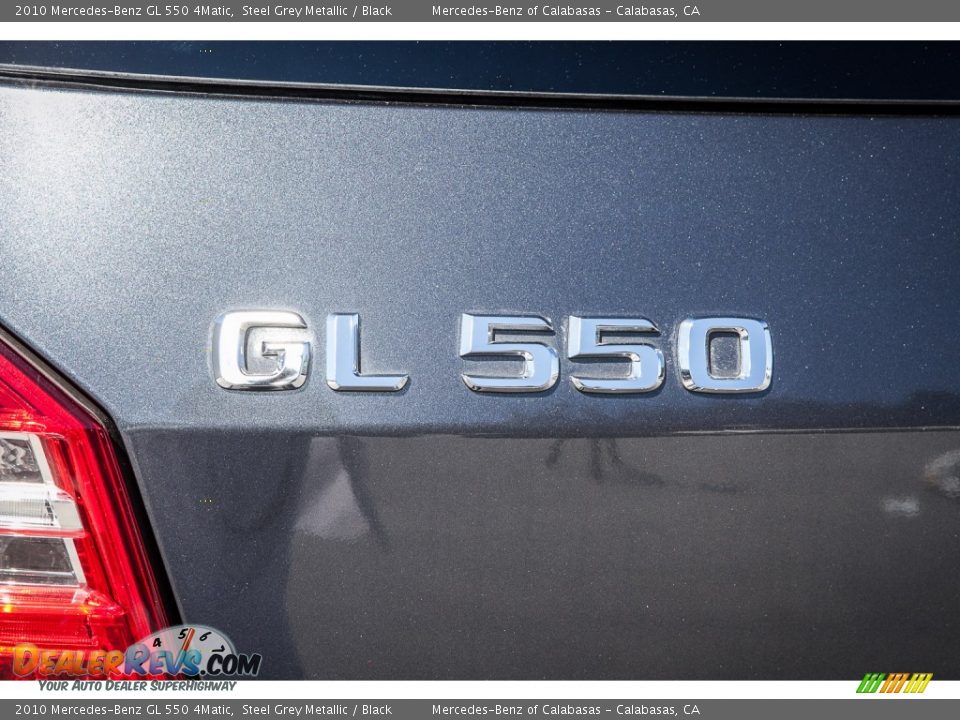 2010 Mercedes-Benz GL 550 4Matic Steel Grey Metallic / Black Photo #7