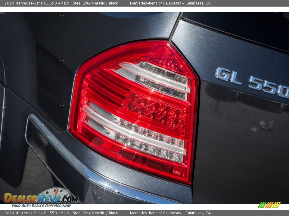 2010 Mercedes-Benz GL 550 4Matic Steel Grey Metallic / Black Photo #29