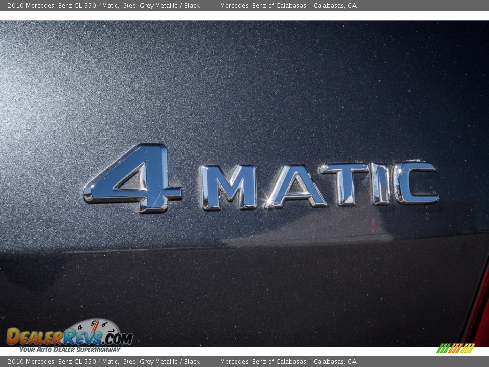2010 Mercedes-Benz GL 550 4Matic Steel Grey Metallic / Black Photo #31