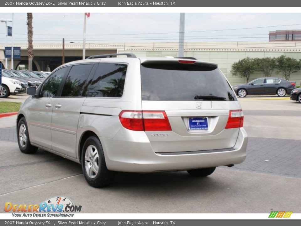 2007 Honda Odyssey EX-L Silver Pearl Metallic / Gray Photo #8