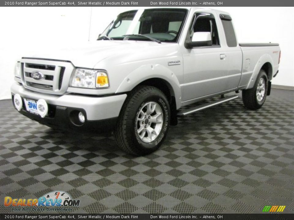 2010 Ford Ranger Sport SuperCab 4x4 Silver Metallic / Medium Dark Flint Photo #3