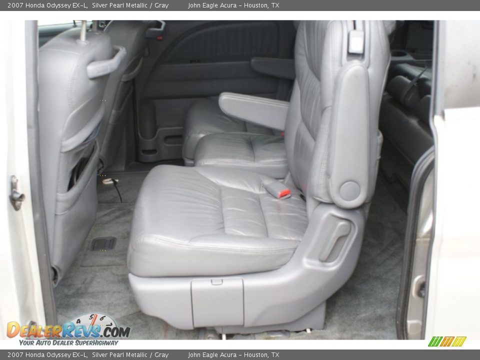 2007 Honda Odyssey EX-L Silver Pearl Metallic / Gray Photo #14