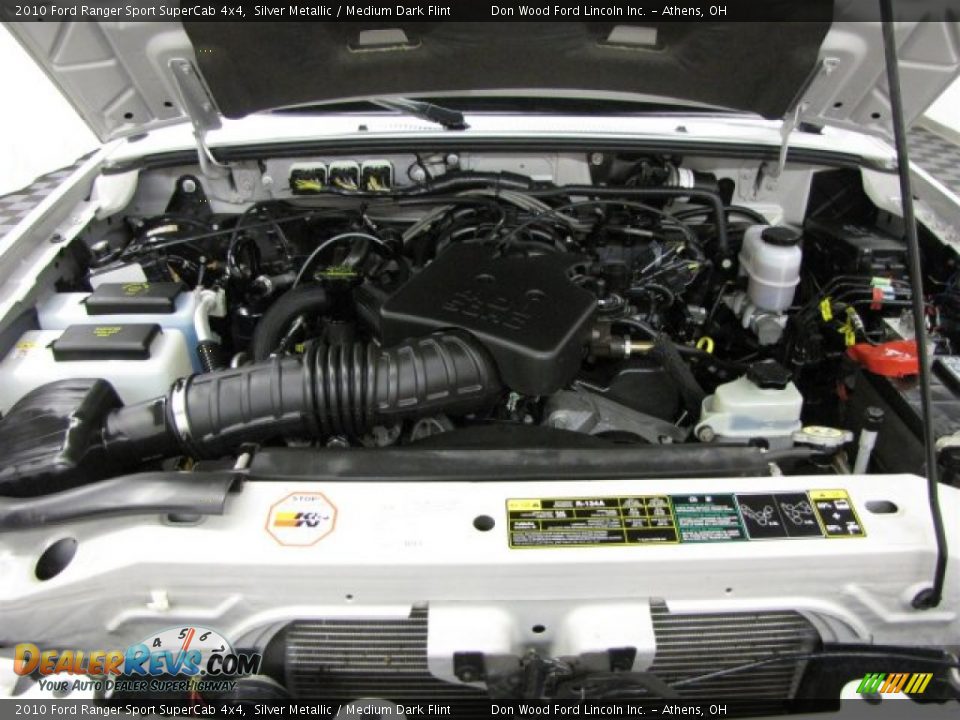 2010 Ford Ranger Sport SuperCab 4x4 Silver Metallic / Medium Dark Flint Photo #7