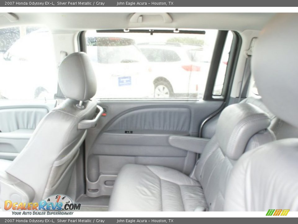 2007 Honda Odyssey EX-L Silver Pearl Metallic / Gray Photo #15