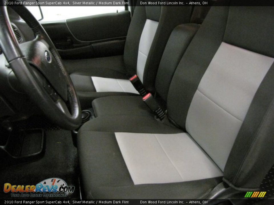 2010 Ford Ranger Sport SuperCab 4x4 Silver Metallic / Medium Dark Flint Photo #8