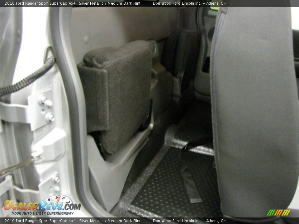 2010 Ford Ranger Sport SuperCab 4x4 Silver Metallic / Medium Dark Flint Photo #10