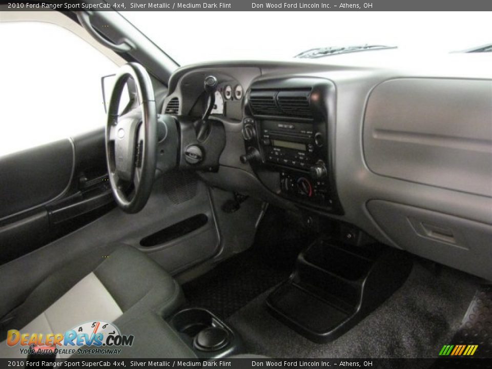 2010 Ford Ranger Sport SuperCab 4x4 Silver Metallic / Medium Dark Flint Photo #21