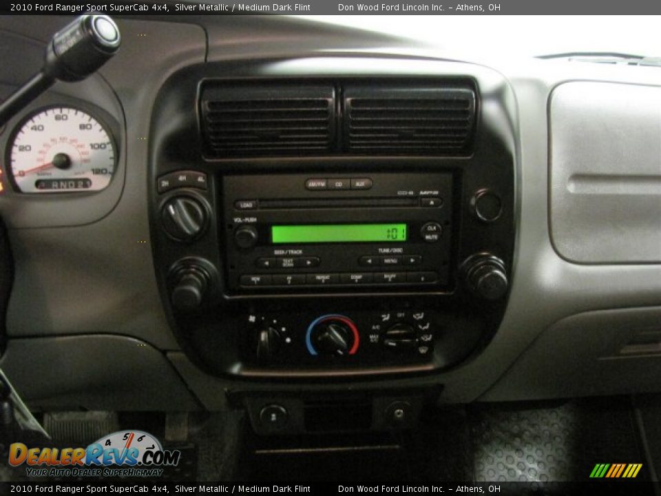 2010 Ford Ranger Sport SuperCab 4x4 Silver Metallic / Medium Dark Flint Photo #22