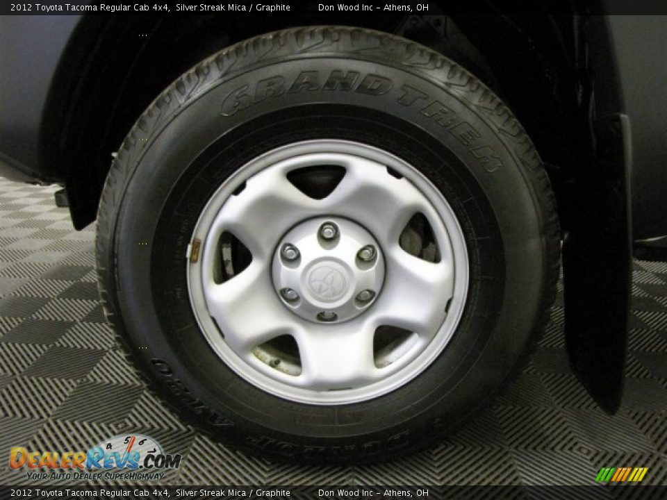 2012 Toyota Tacoma Regular Cab 4x4 Silver Streak Mica / Graphite Photo #18