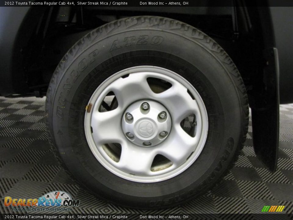 2012 Toyota Tacoma Regular Cab 4x4 Silver Streak Mica / Graphite Photo #21