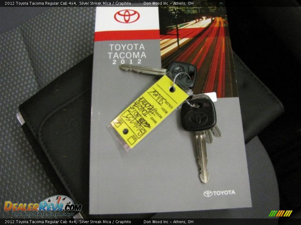 2012 Toyota Tacoma Regular Cab 4x4 Silver Streak Mica / Graphite Photo #22