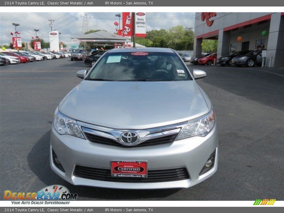 2014 Toyota Camry LE Classic Silver Metallic / Ash Photo #2