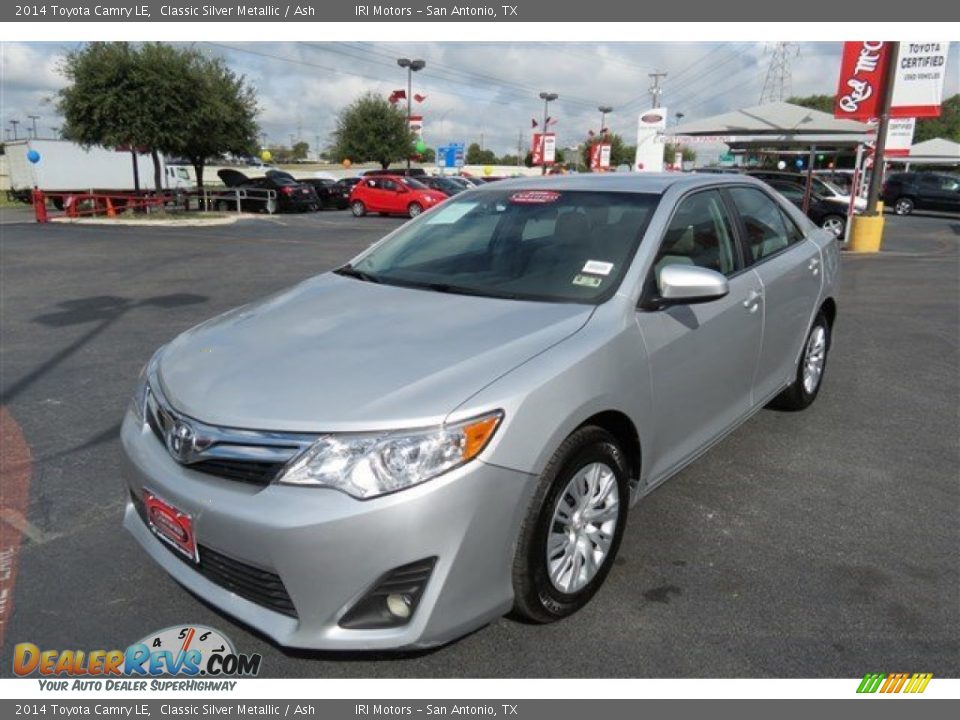 2014 Toyota Camry LE Classic Silver Metallic / Ash Photo #3