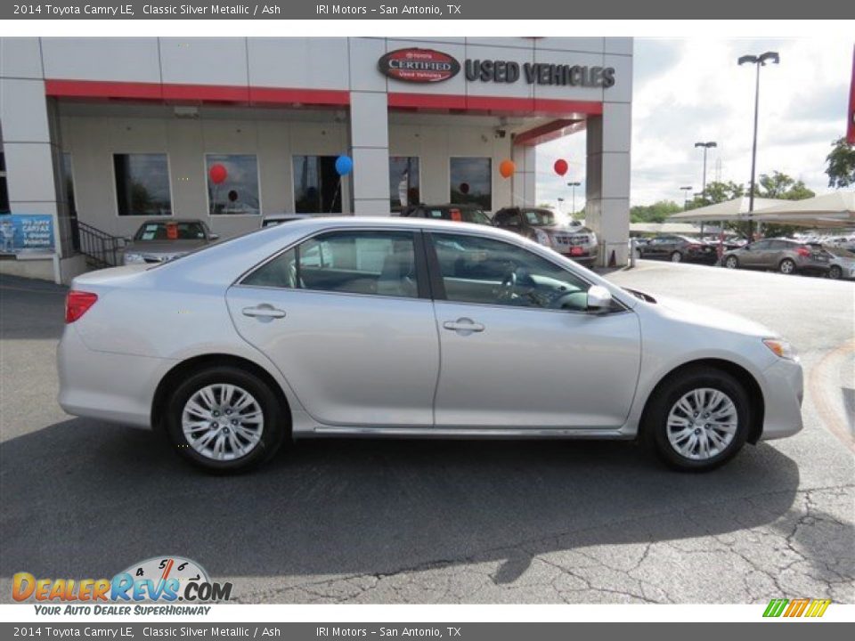 2014 Toyota Camry LE Classic Silver Metallic / Ash Photo #8