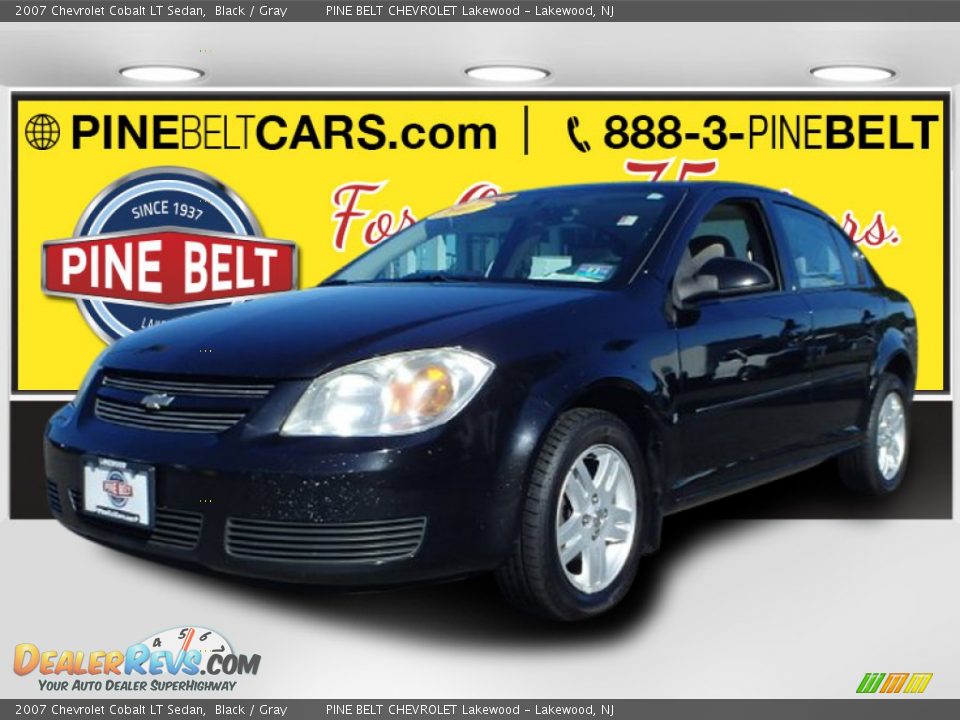 2007 Chevrolet Cobalt LT Sedan Black / Gray Photo #1