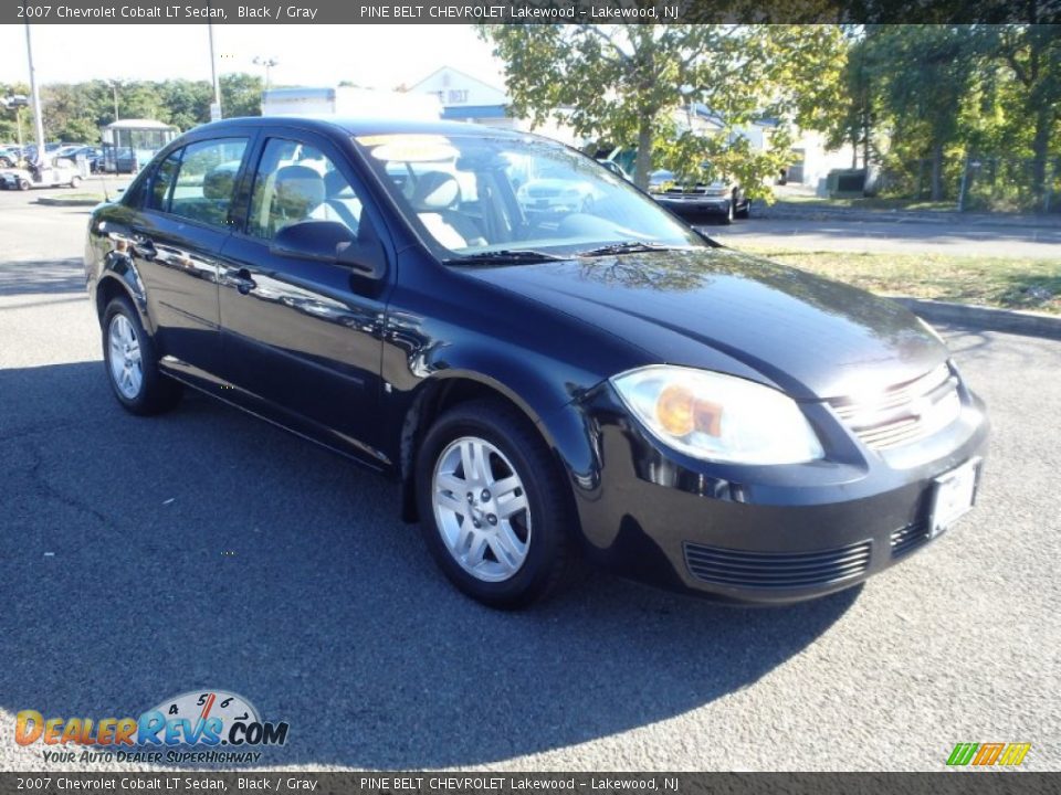 2007 Chevrolet Cobalt LT Sedan Black / Gray Photo #3