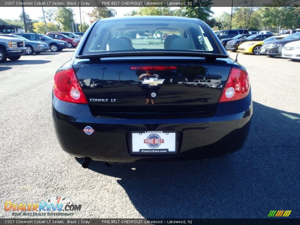 2007 Chevrolet Cobalt LT Sedan Black / Gray Photo #6