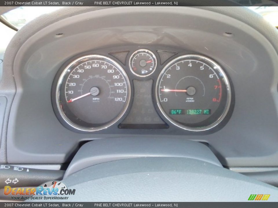 2007 Chevrolet Cobalt LT Sedan Black / Gray Photo #18