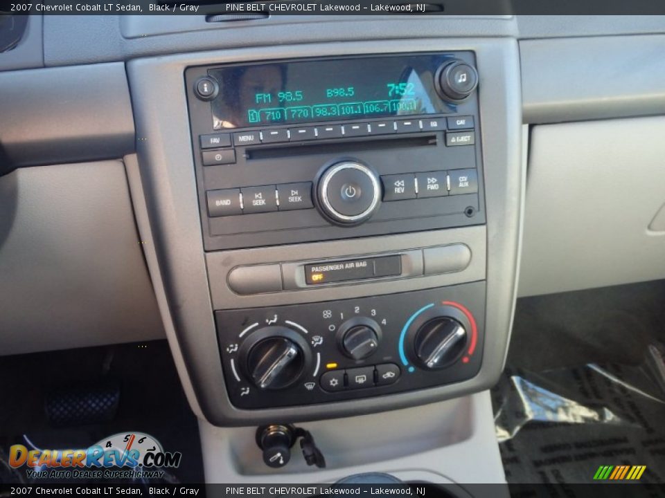 2007 Chevrolet Cobalt LT Sedan Black / Gray Photo #19