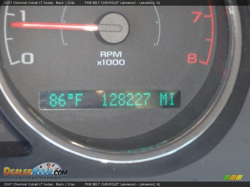 2007 Chevrolet Cobalt LT Sedan Black / Gray Photo #26