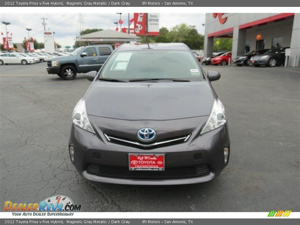 2012 Toyota Prius v Five Hybrid Magnetic Gray Metallic / Dark Gray Photo #2