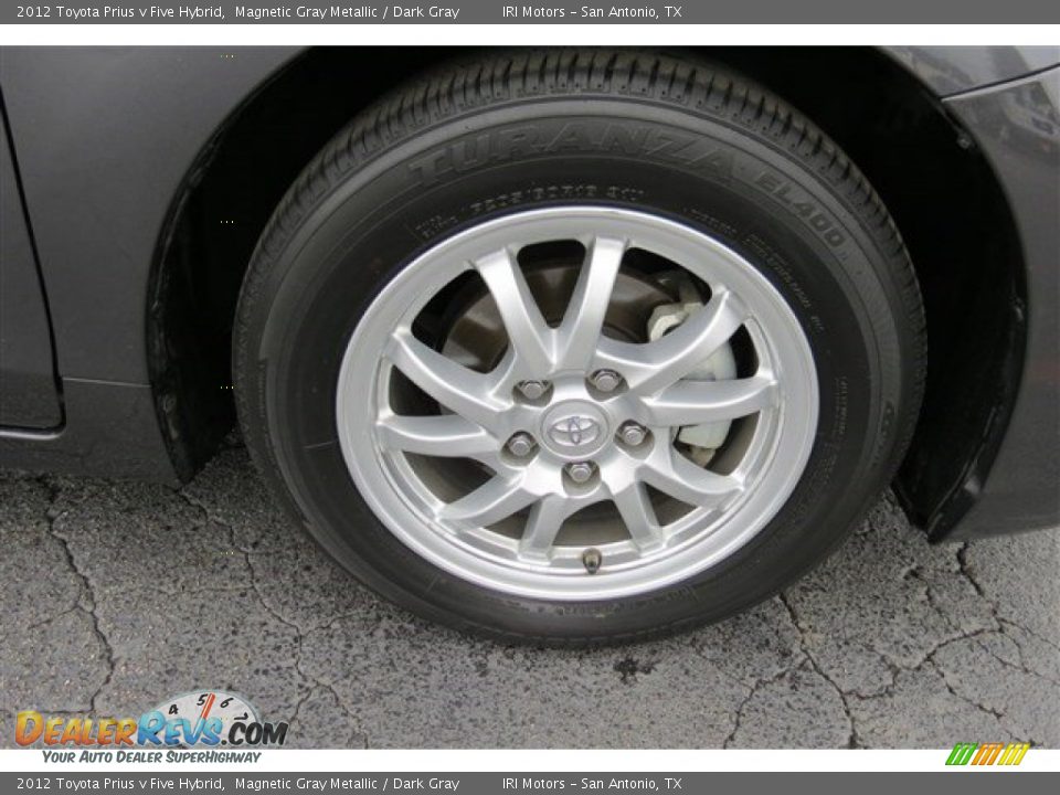 2012 Toyota Prius v Five Hybrid Magnetic Gray Metallic / Dark Gray Photo #9