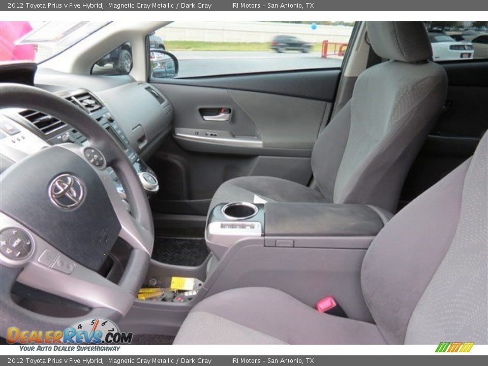 2012 Toyota Prius v Five Hybrid Magnetic Gray Metallic / Dark Gray Photo #11