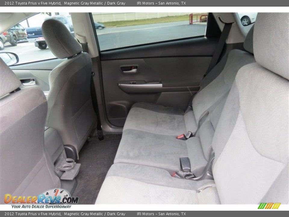 2012 Toyota Prius v Five Hybrid Magnetic Gray Metallic / Dark Gray Photo #12