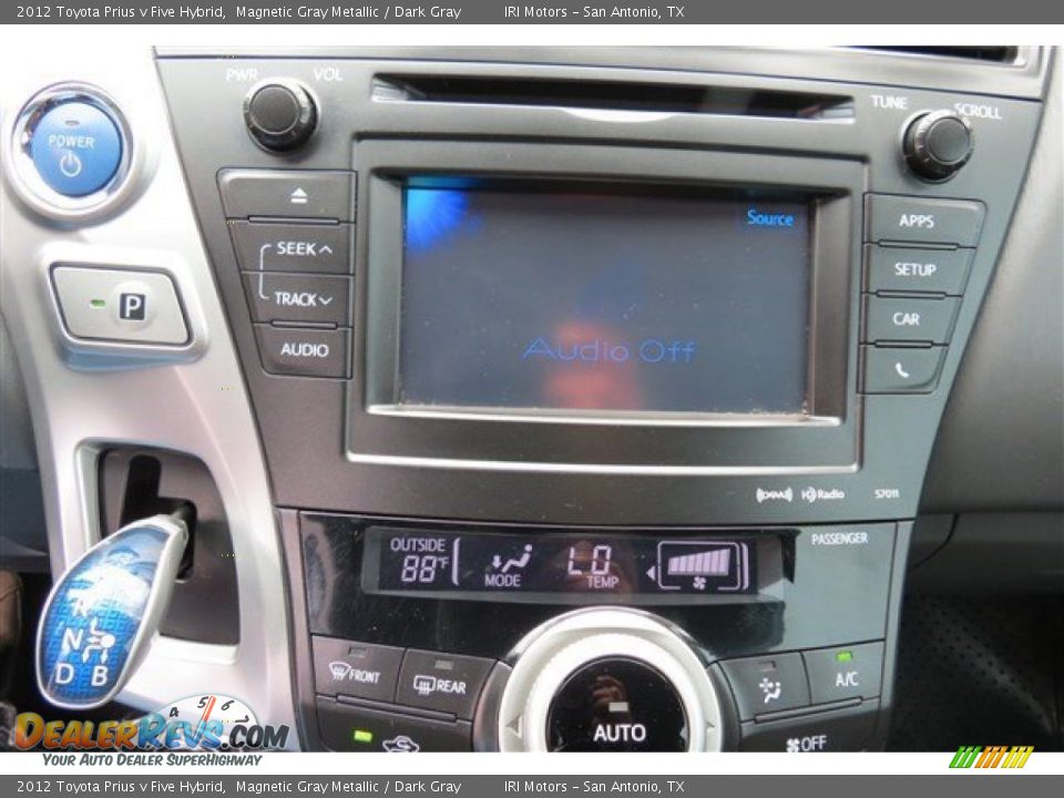2012 Toyota Prius v Five Hybrid Magnetic Gray Metallic / Dark Gray Photo #15