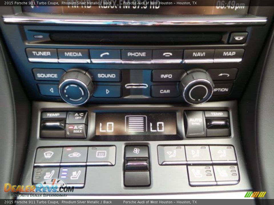Controls of 2015 Porsche 911 Turbo Coupe Photo #22