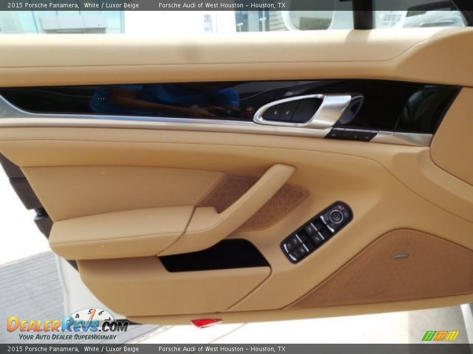 2015 Porsche Panamera White / Luxor Beige Photo #10
