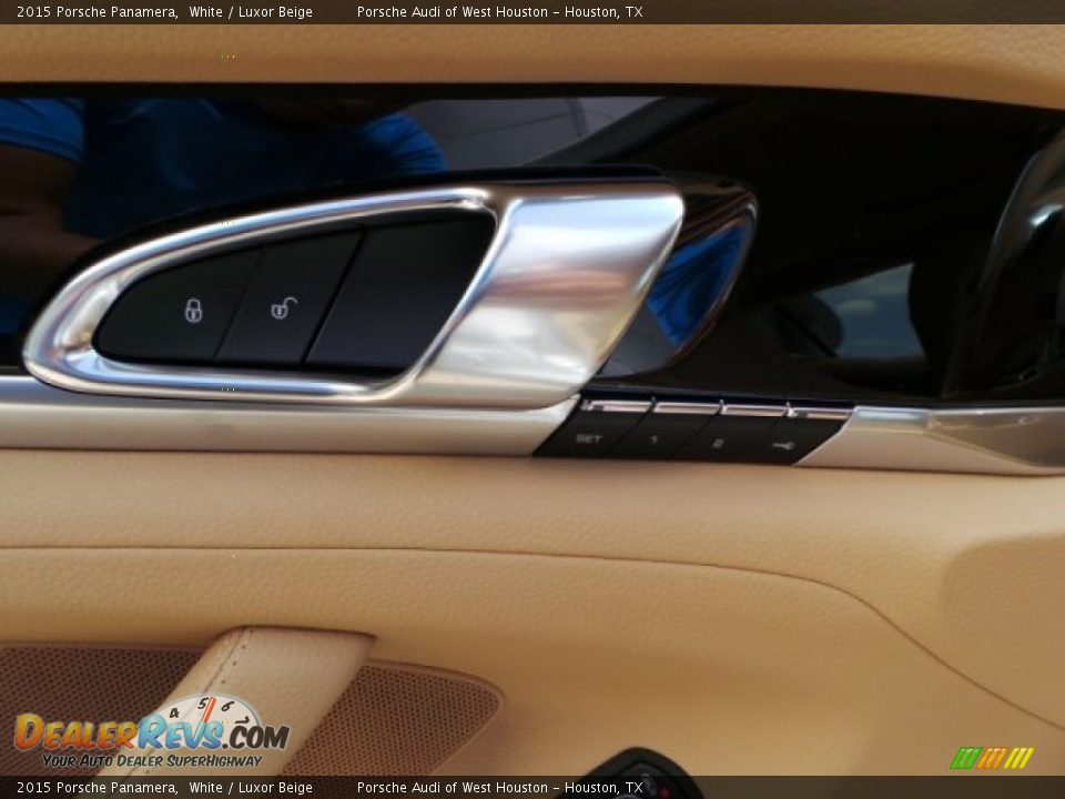 2015 Porsche Panamera White / Luxor Beige Photo #11