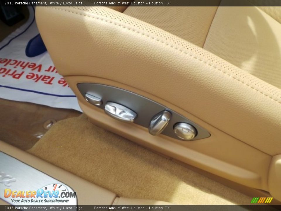 2015 Porsche Panamera White / Luxor Beige Photo #15