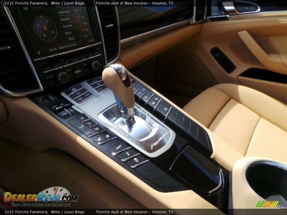2015 Porsche Panamera White / Luxor Beige Photo #17