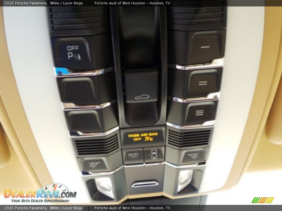 2015 Porsche Panamera White / Luxor Beige Photo #19