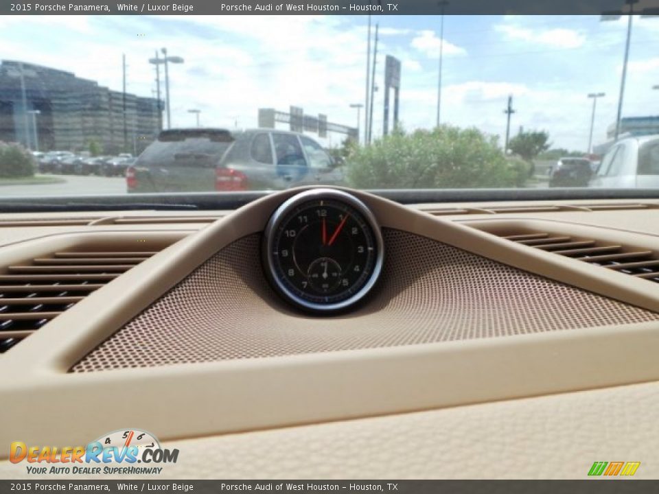 2015 Porsche Panamera White / Luxor Beige Photo #20