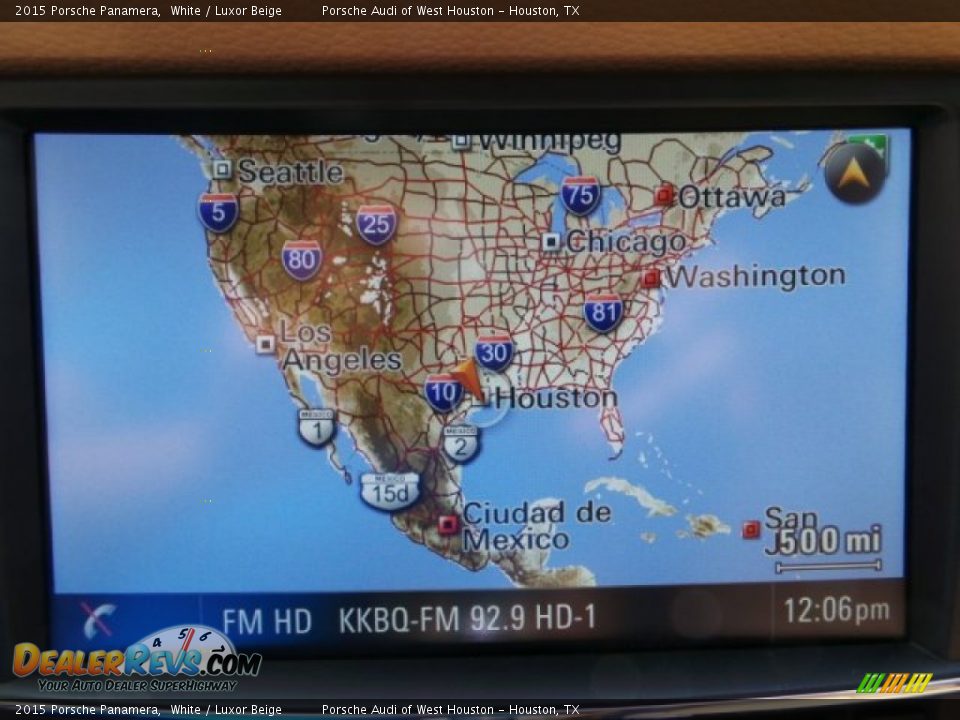 2015 Porsche Panamera White / Luxor Beige Photo #21