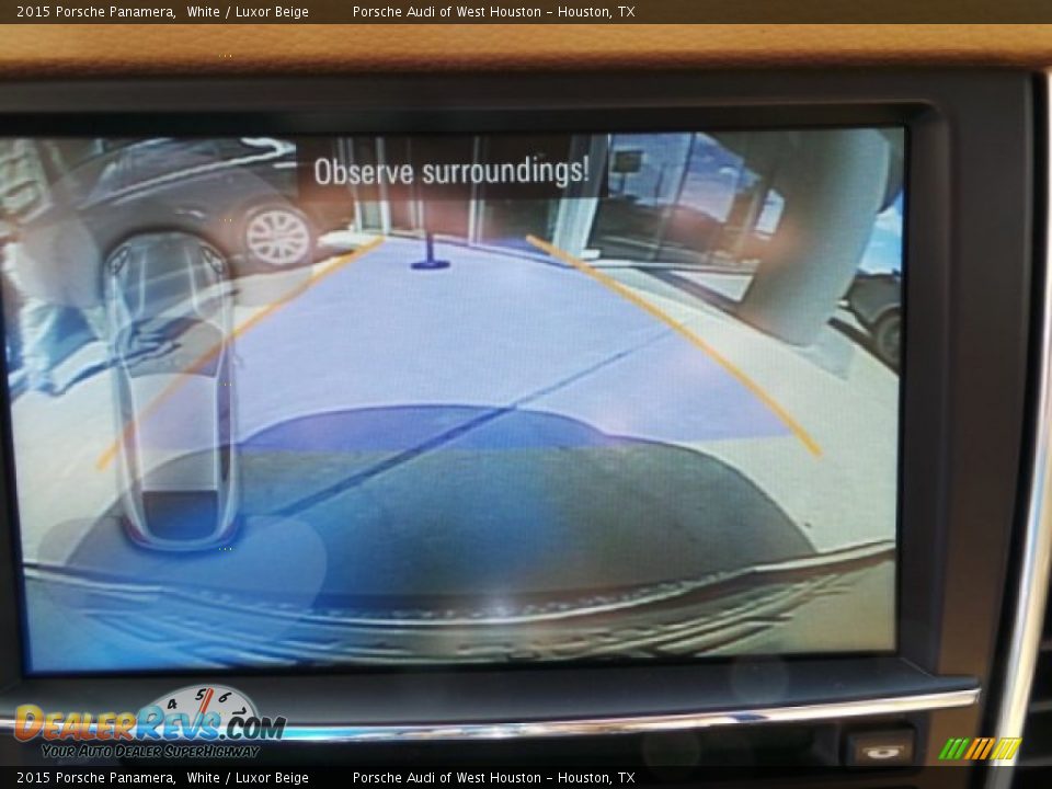 2015 Porsche Panamera White / Luxor Beige Photo #22