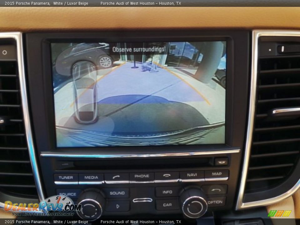 2015 Porsche Panamera White / Luxor Beige Photo #23