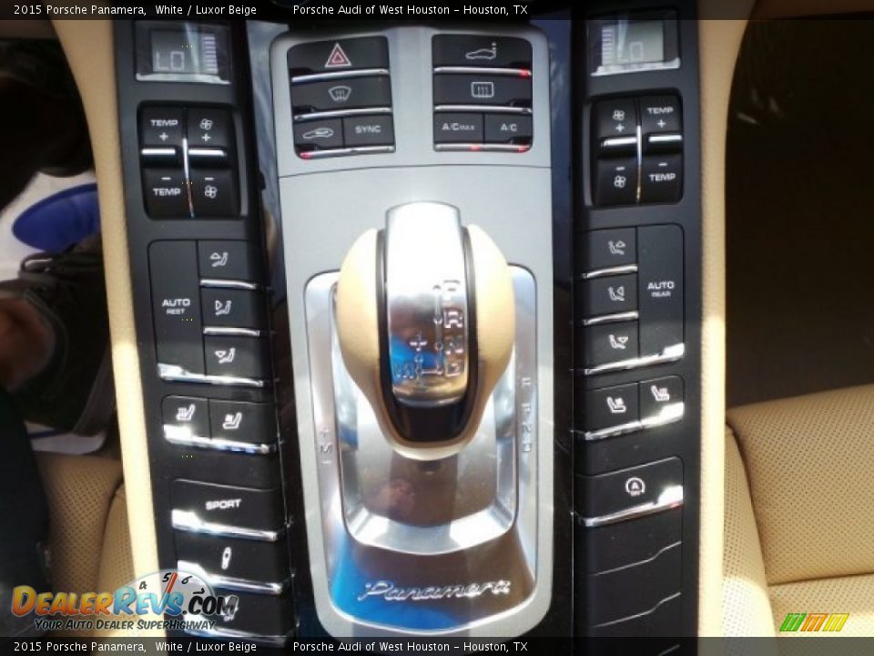2015 Porsche Panamera White / Luxor Beige Photo #24