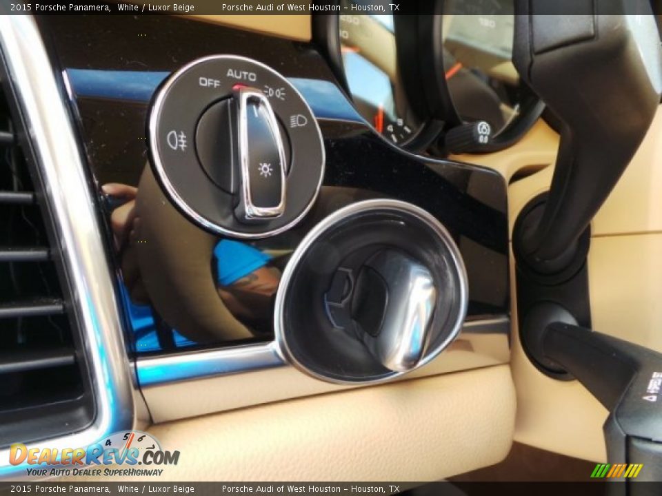 2015 Porsche Panamera White / Luxor Beige Photo #27